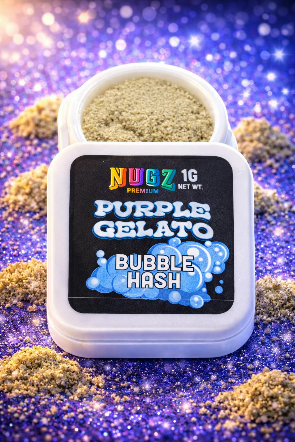 Nugz - NUGZ | Purple Gelato | Bubble Hash | 1g - 1