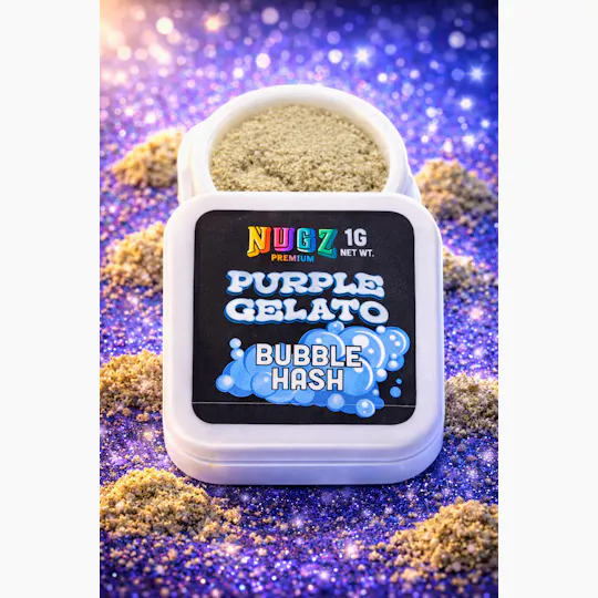 Nugz - NUGZ | Purple Gelato | Bubble Hash | 1g - 1