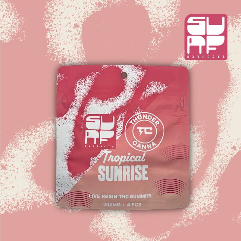 Surf Extracts - Surf Extracts | Tropical Sunrise | Gummies | 200mg | 4ct | 50mg/ea - 1