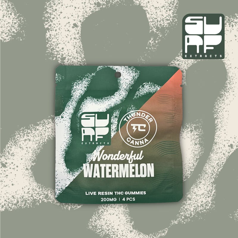 Surf Extracts - Surf Extracts | Wonderful Watermelon | Gummies | 200mg | 4ct | 50mg/ea - 1