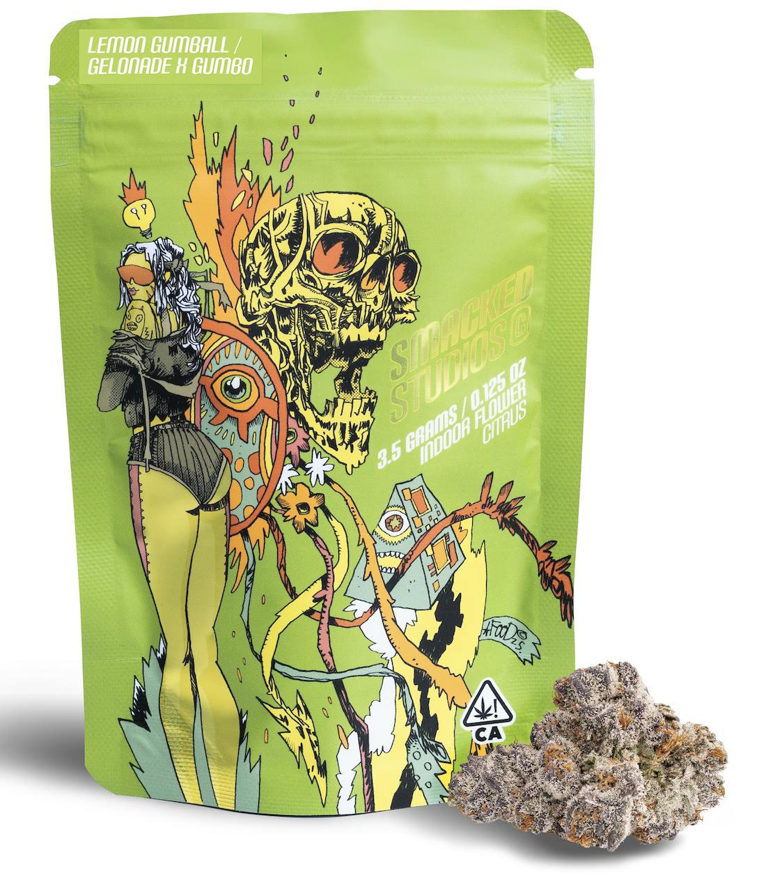 Smacked Studios - Smacked Studios | Lemon Gumball | Big Buds | 14g - 1