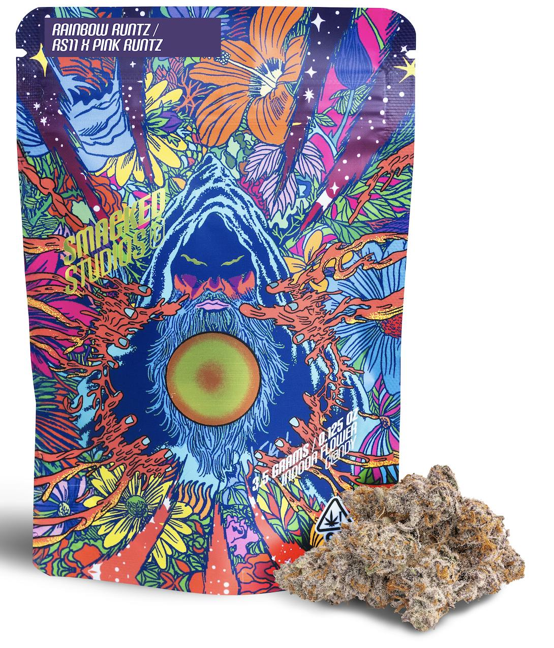 Smacked Studios - Smacked Studios | Rainbow Runtz | Big Buds | 14g - 1