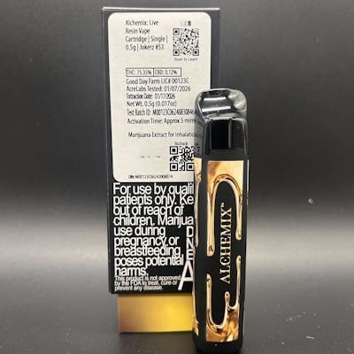 Alchemix - Alchemix | Jokerz | Live Resin Cartridge | 0.5g - 1