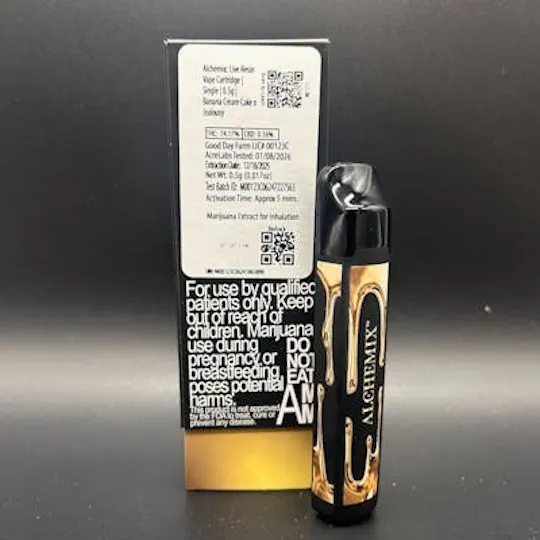 Alchemix - Alchemix | Banana Cream Cake x Jealousy | Live Resin Cartridge | 0.5g - 1