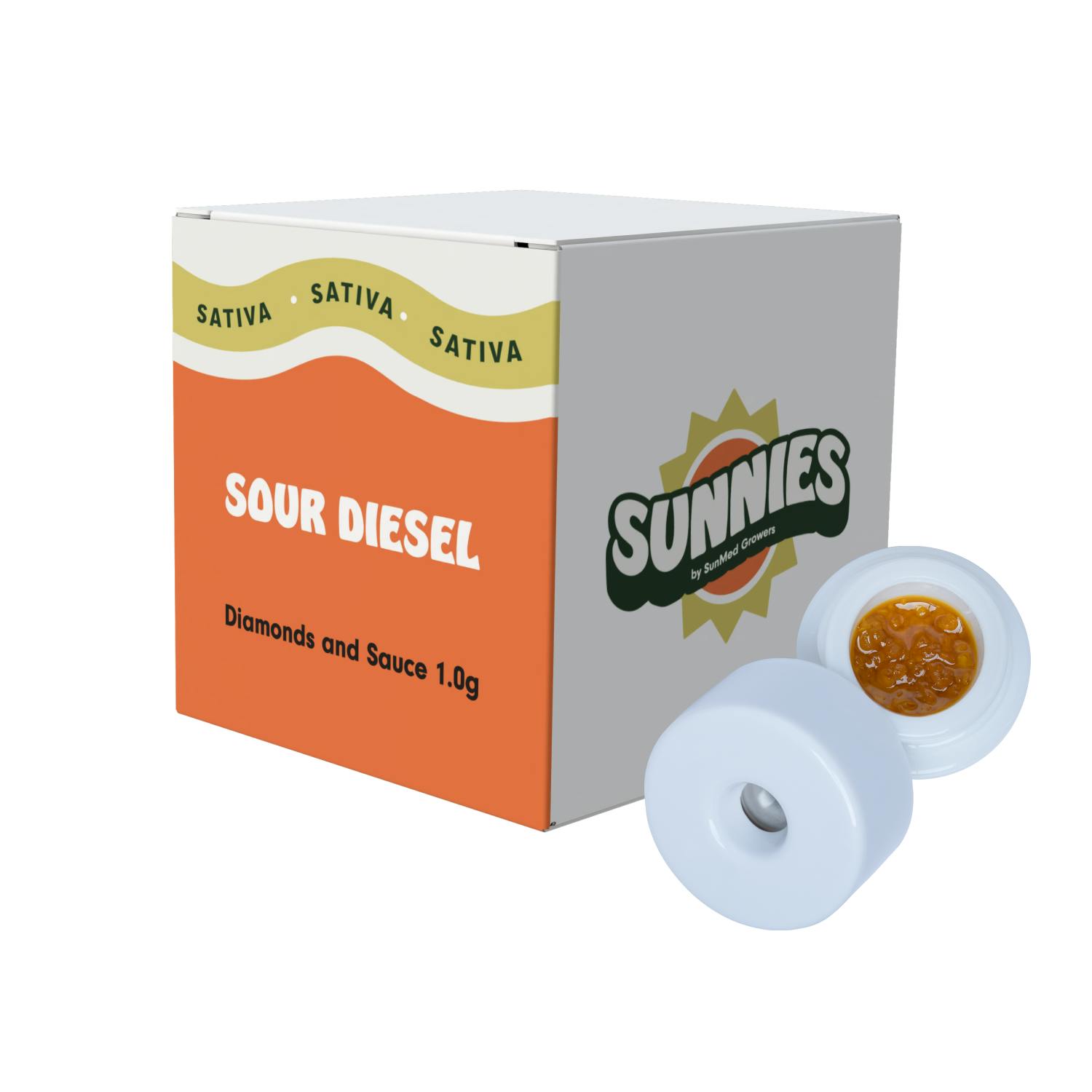 SunMed Growers - Sour Diesel Diamonds and Sauce 1.0g - 1