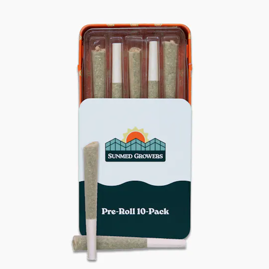 SunMed Growers - Sour Diesel Pre Roll 5g/10 Pack Tin - 1