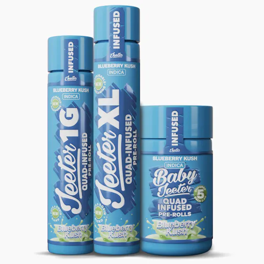 Jeeter - Jeeter | Blueberry Kush | Quad-Infused Joint | 1g - 1