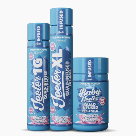 Jeeter - Jeeter | Durban Poison | Quad-Infused Joint | 1g - 1