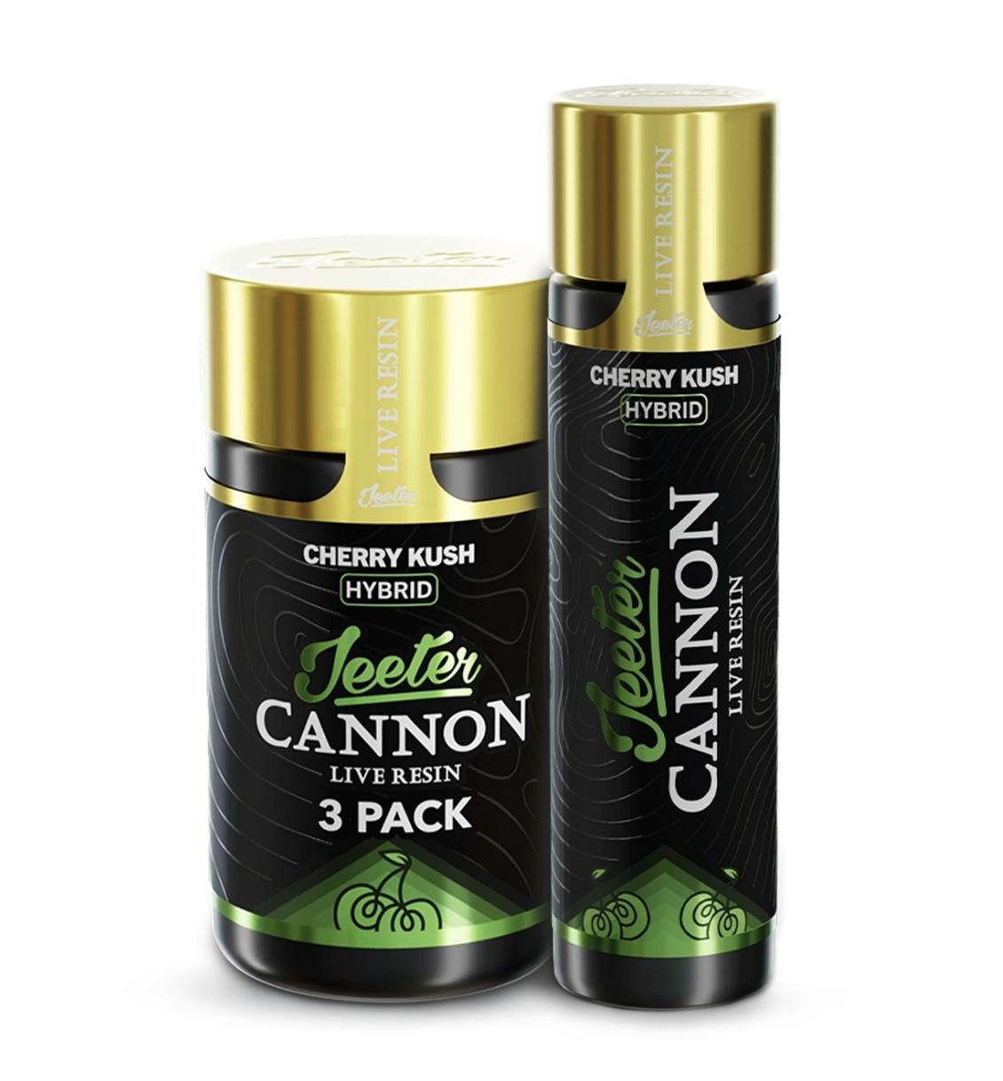 Jeeter - Jeeter | Cherry Kush | Live Resin Cannons | Infused Minis | 0.5g each | 3pk - 1