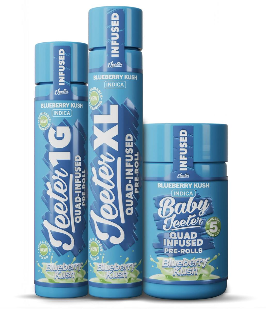 Jeeter - Jeeter | Blueberry Kush | Quad-Infused Minis | 0.5g each | 5pk - 1