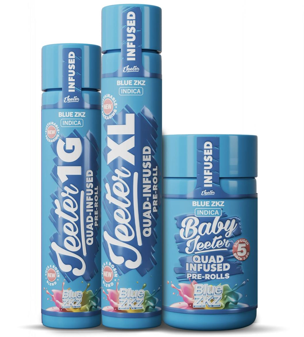 Jeeter - Jeeter | Blue ZKZ | Quad-Infused Joint | 1g - 1