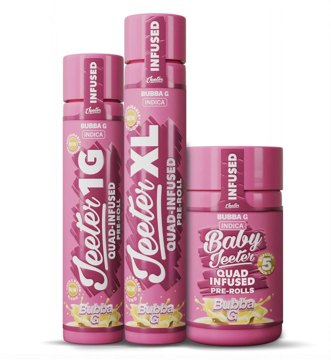 Jeeter - Jeeter | Bubba G | Quad-Infused Joint | 1g - 1