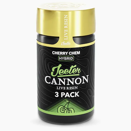 Jeeter - Jeeter | Cherry Chem | Live Resin Cannons | Infused Minis | 0.5g each | 3pk - 1