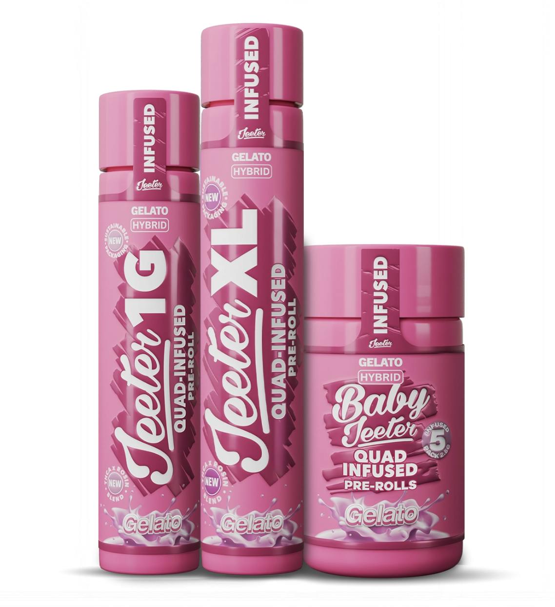 Jeeter - Jeeter | Gelato | Quad-Infused Minis | 0.5g each | 5pk - 1