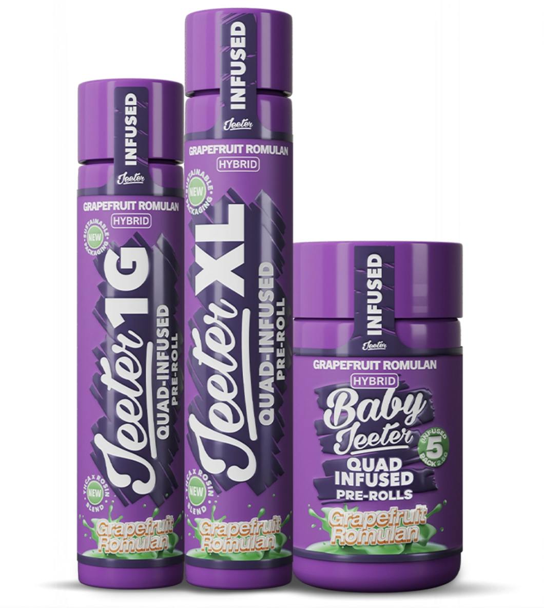 Jeeter - Jeeter | Grapefruit Romulan | Quad-Infused Minis | 0.5g each | 5pk - 1
