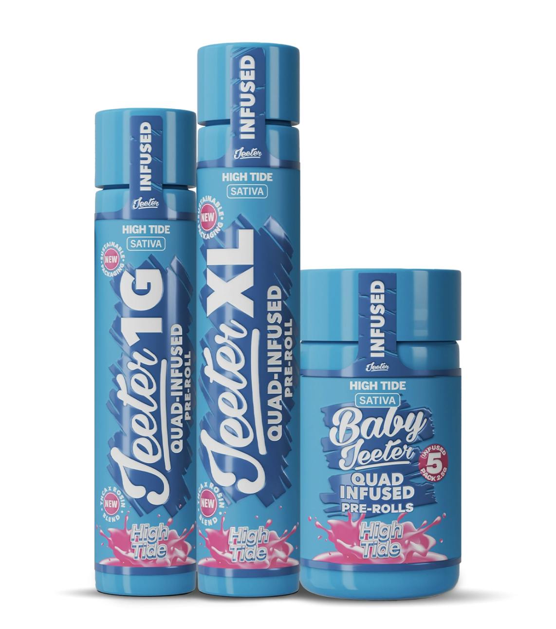 Jeeter - Jeeter | High Tide | Quad-Infused Minis | 0.5g each | 5pk - 1