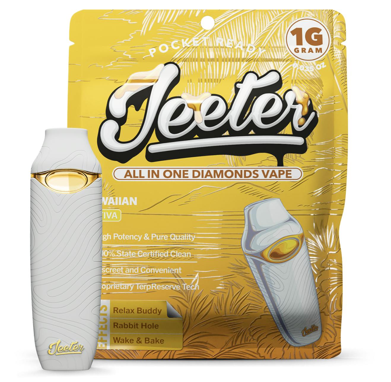 Jeeter - Jeeter | Hawaiian | Diamonds Disposable | 1g - 1