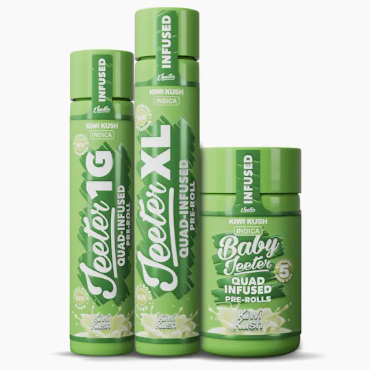 Jeeter - Jeeter | Kiwi Kush | Quad-Infused Minis | 0.5g each | 5pk - 1