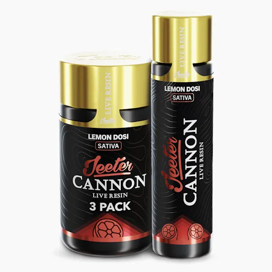 Jeeter - Jeeter | Lemon Dosi | Live Resin Cannons | Infused Minis | 0.5g each | 3pk - 1