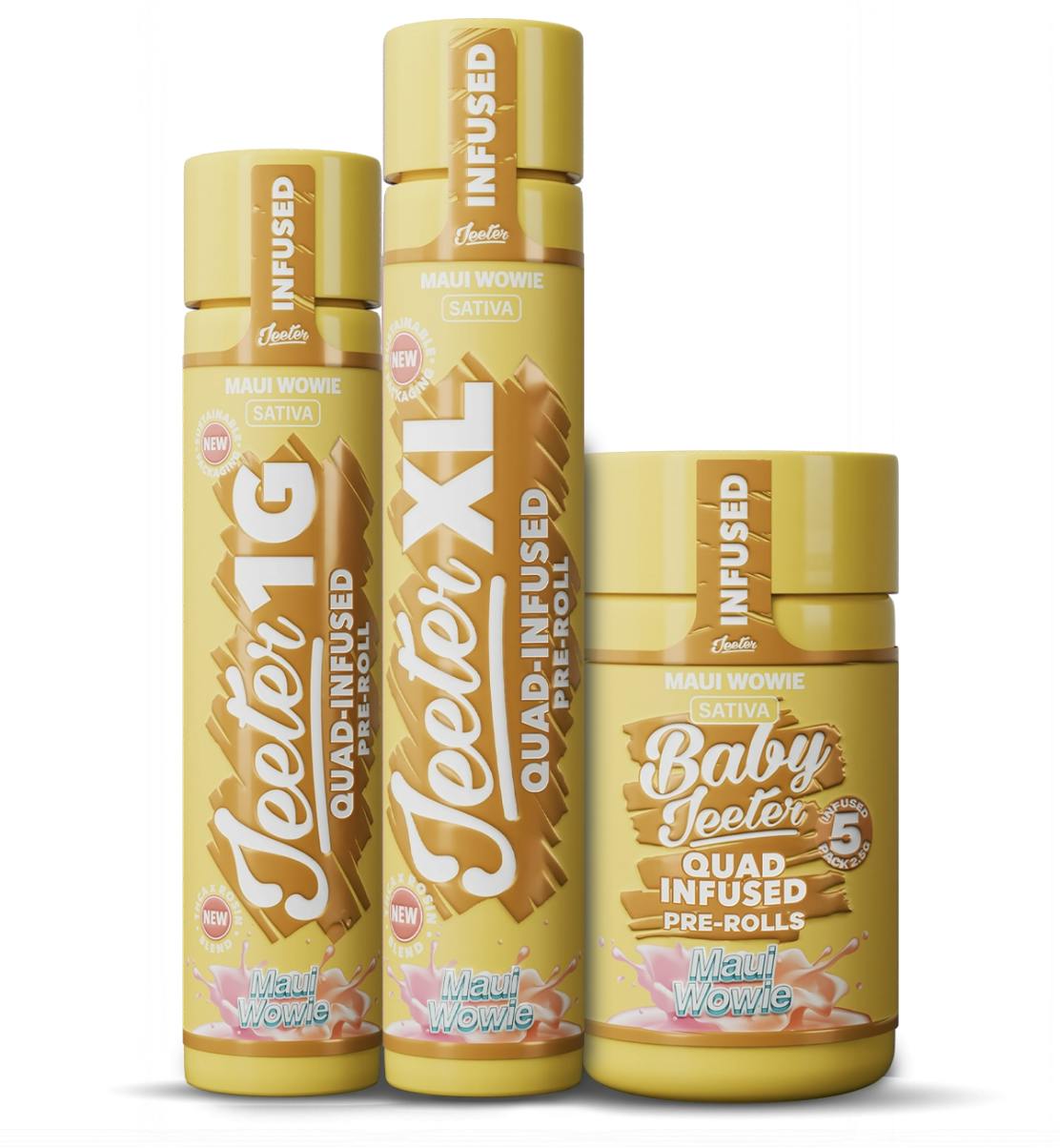 Jeeter - Jeeter | Maui Wowie | Quad-Infused Minis | 0.5g each | 5pk - 1