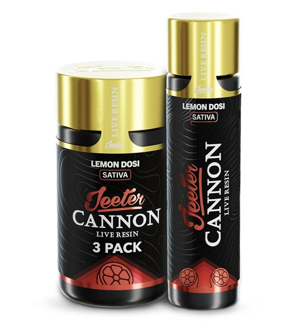 Jeeter - Jeeter | Lemon Dosi | Live Resin Cannon | Infused Joint | 1.3g - 1