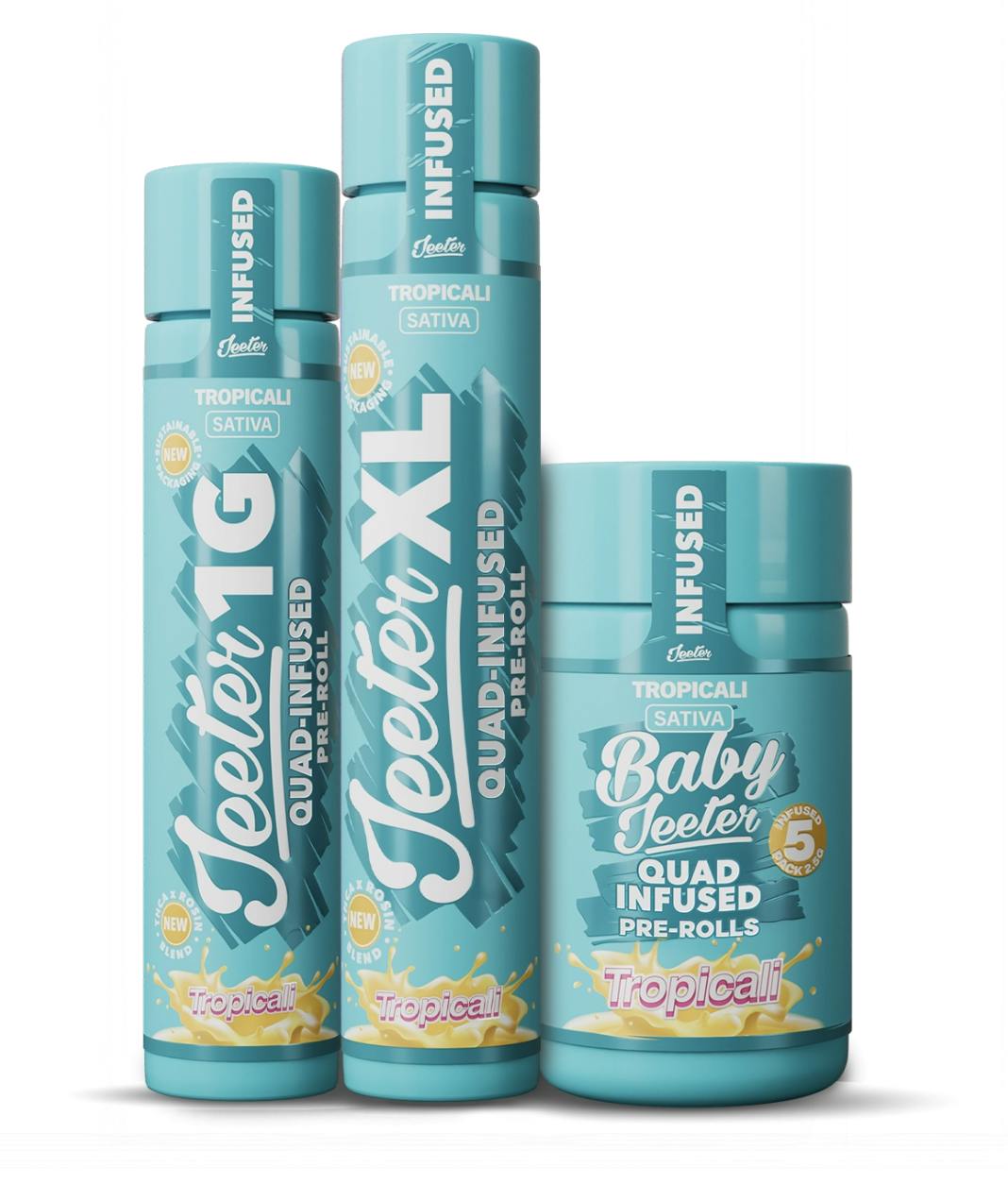 Jeeter - Jeeter | Tropicali | Quad-Infused Joint | 1g - 1