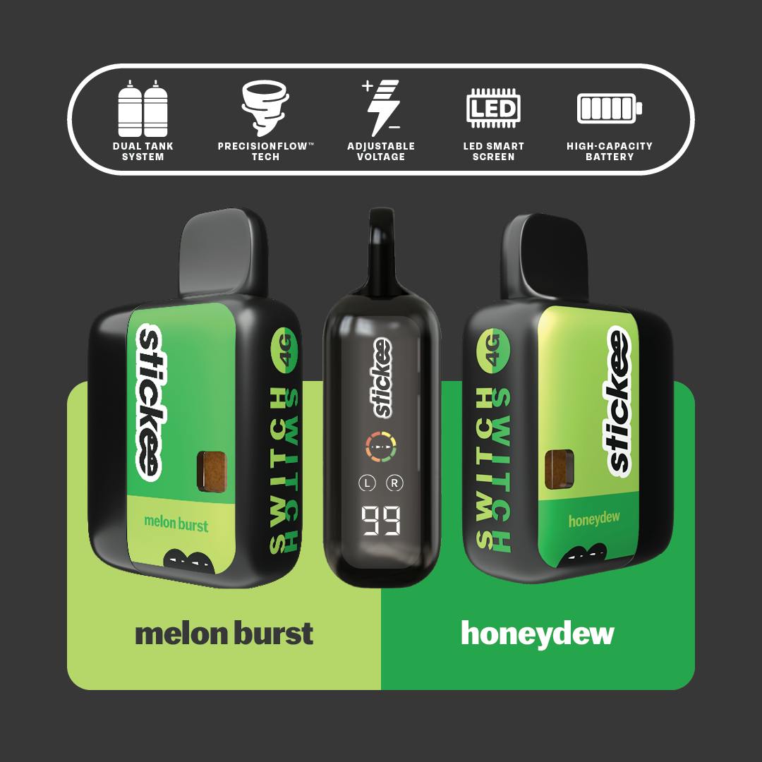 Stickee - Stickee 4G Switch | Melon Burst + Honey Dew | Live Resin x Diamonds - 1