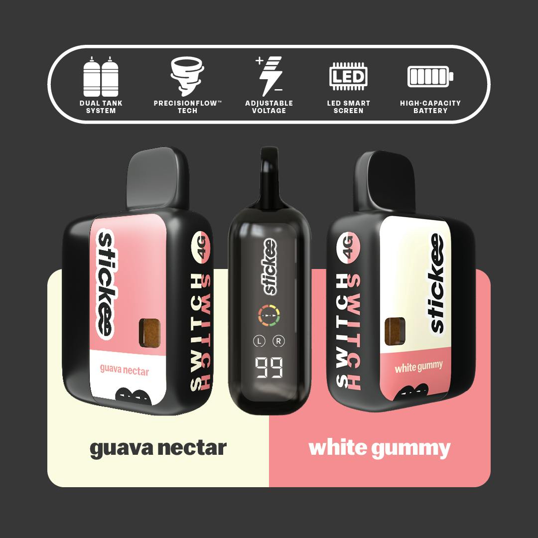 Stickee - Stickee 4G Switch | Guava Nectar + White Gummy | Live Resin x Diamonds - 1