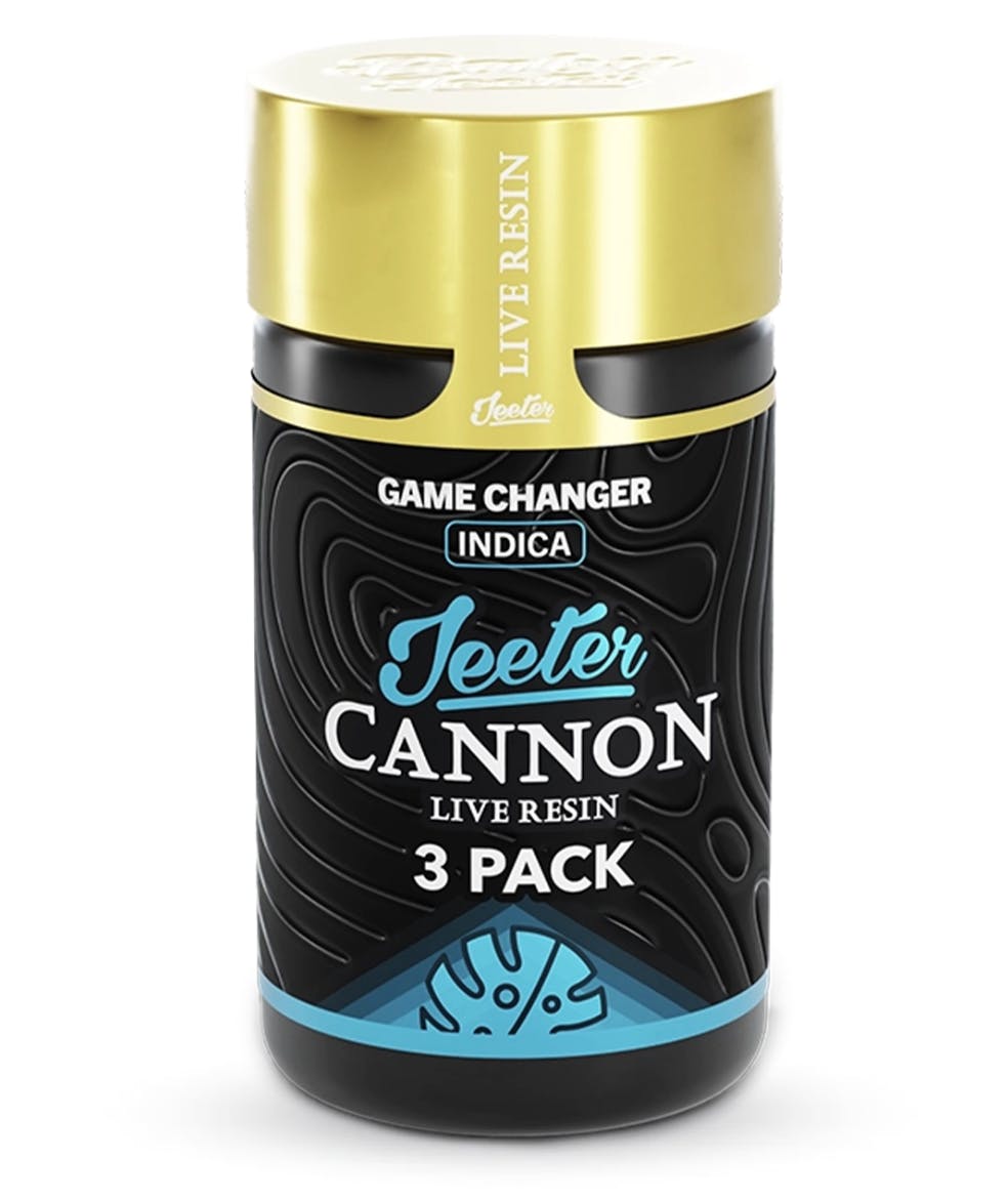 Jeeter - Jeeter | Game Changer | Live Resin Cannons | Infused Minis | 0.5g ea | 3pk - 1