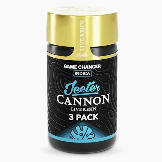 Jeeter - Jeeter | Game Changer | Live Resin Cannons | Infused Minis | 0.5g ea | 3pk - 1
