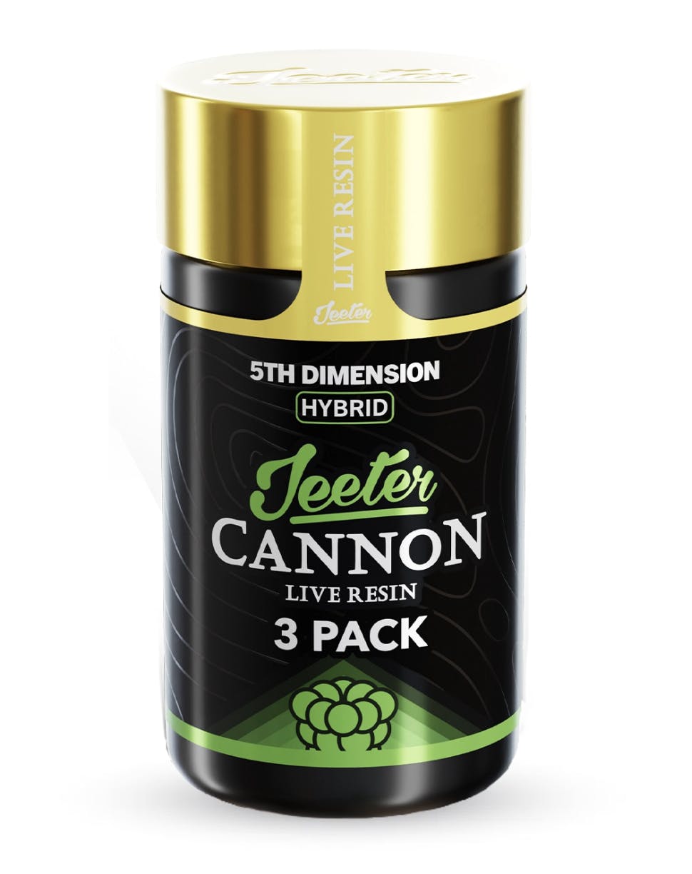 Jeeter - Jeeter | 5th Dimension | Live Resin Cannons | Infused Minis | 0.5g ea | 3pk - 1