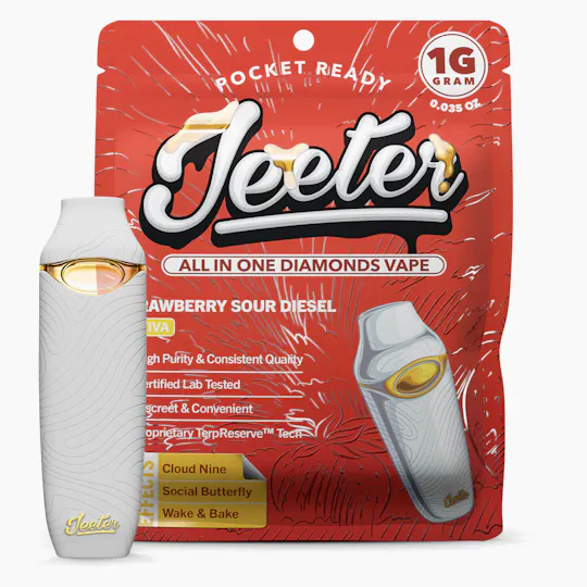 Jeeter - Jeeter | Strawberry Sour Diesel | Diamonds Disposable | 1g - 1