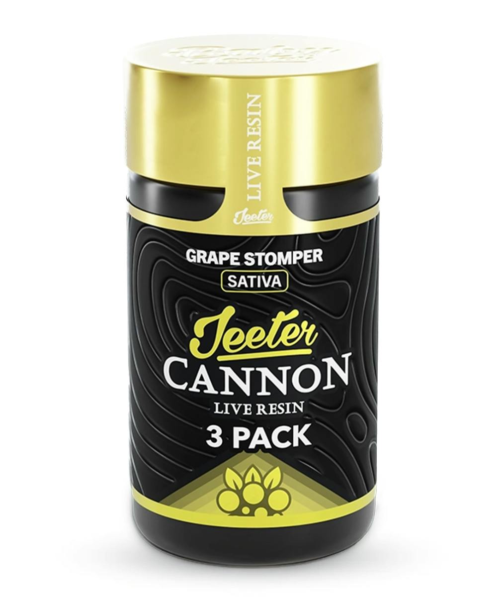 Jeeter - Jeeter | Grape Stomper | Live Resin Cannons | Infused Minis | 0.5g ea | 3pk - 1