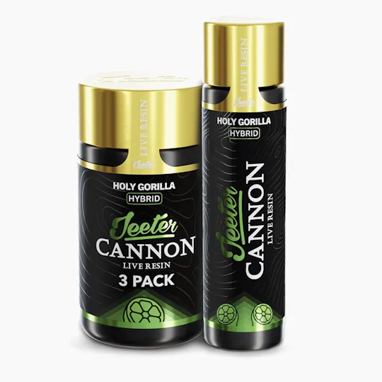 Jeeter - Jeeter | Holy Gorilla | Live Resin Cannons | Infused Minis | 0.5g ea | 3pk - 1