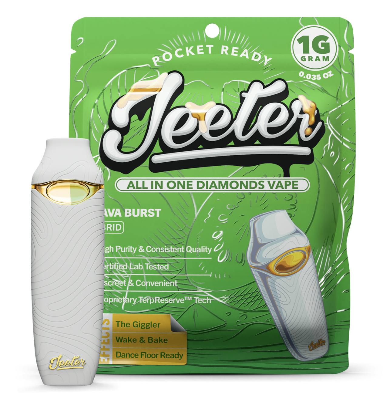 Jeeter - Jeeter | Guava Burst | Diamonds Disposable | 1g - 1