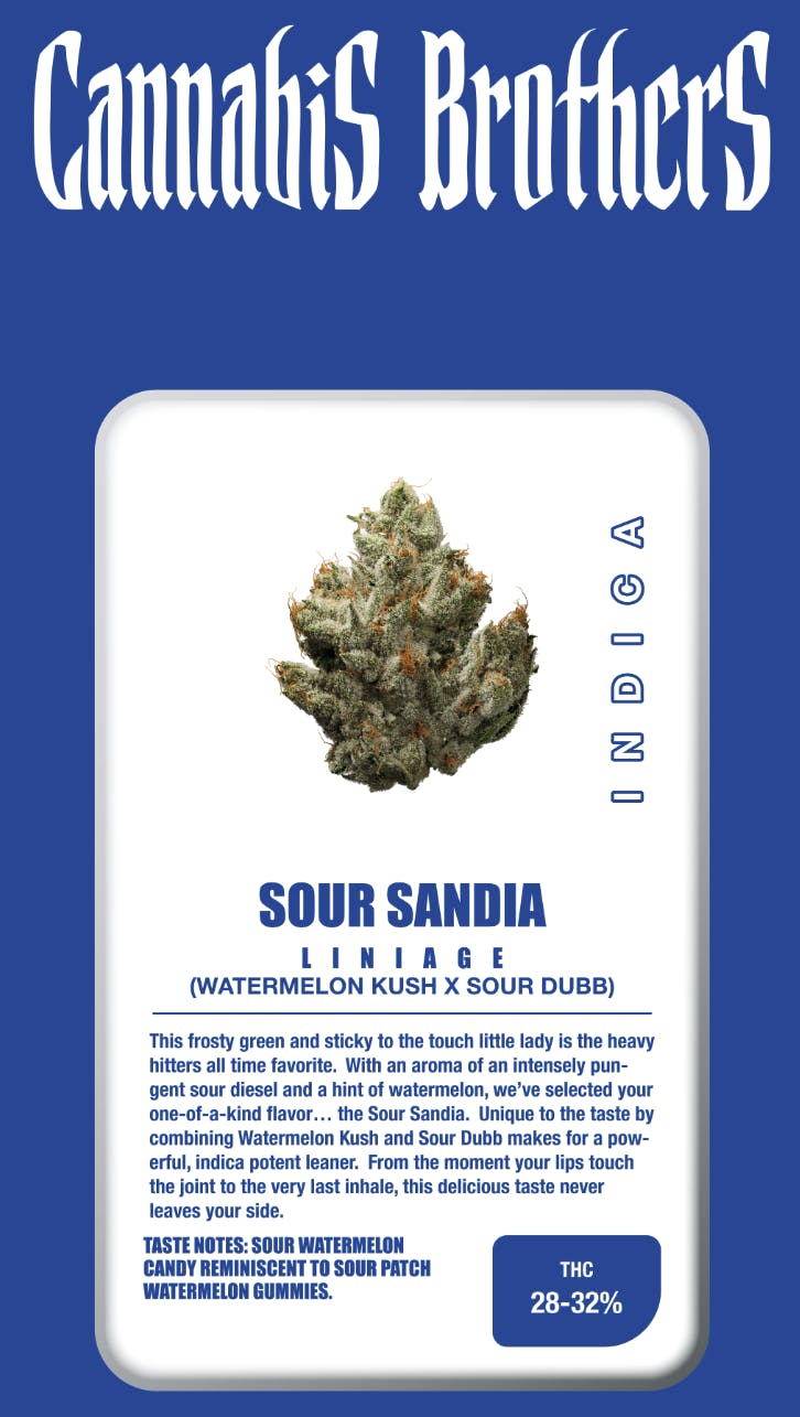 Cannabis Brothers - Cannabis Brothers | Sour Sandia | Live Rosin Disposable | 0.5g - 1