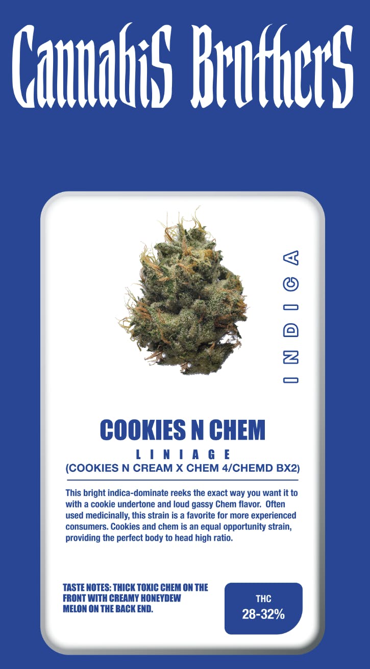 Cannabis Brothers - Cannabis Brothers | Cookies N' Chem | Joints | 0.7g | 5pk - 1
