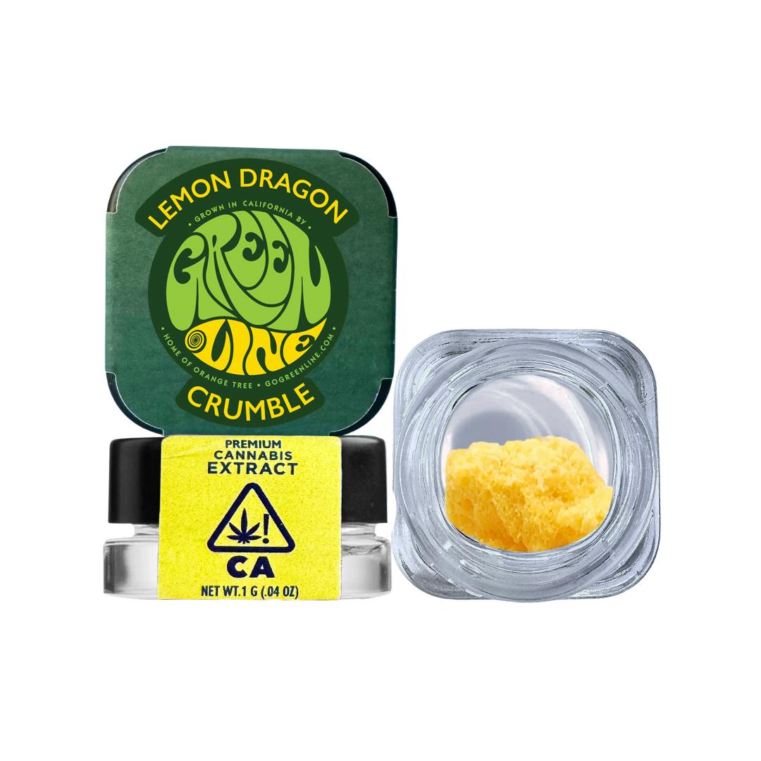Greenline - Lemon Dragon - Crumble - Extract - Hybrid - 1g - 1
