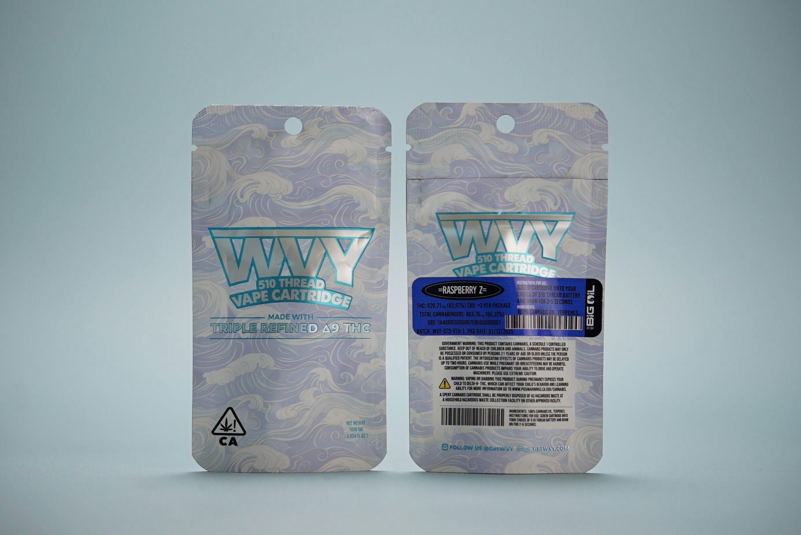 WVY - WVY - Raspberry - 510 Threaded - Cartridge - 1