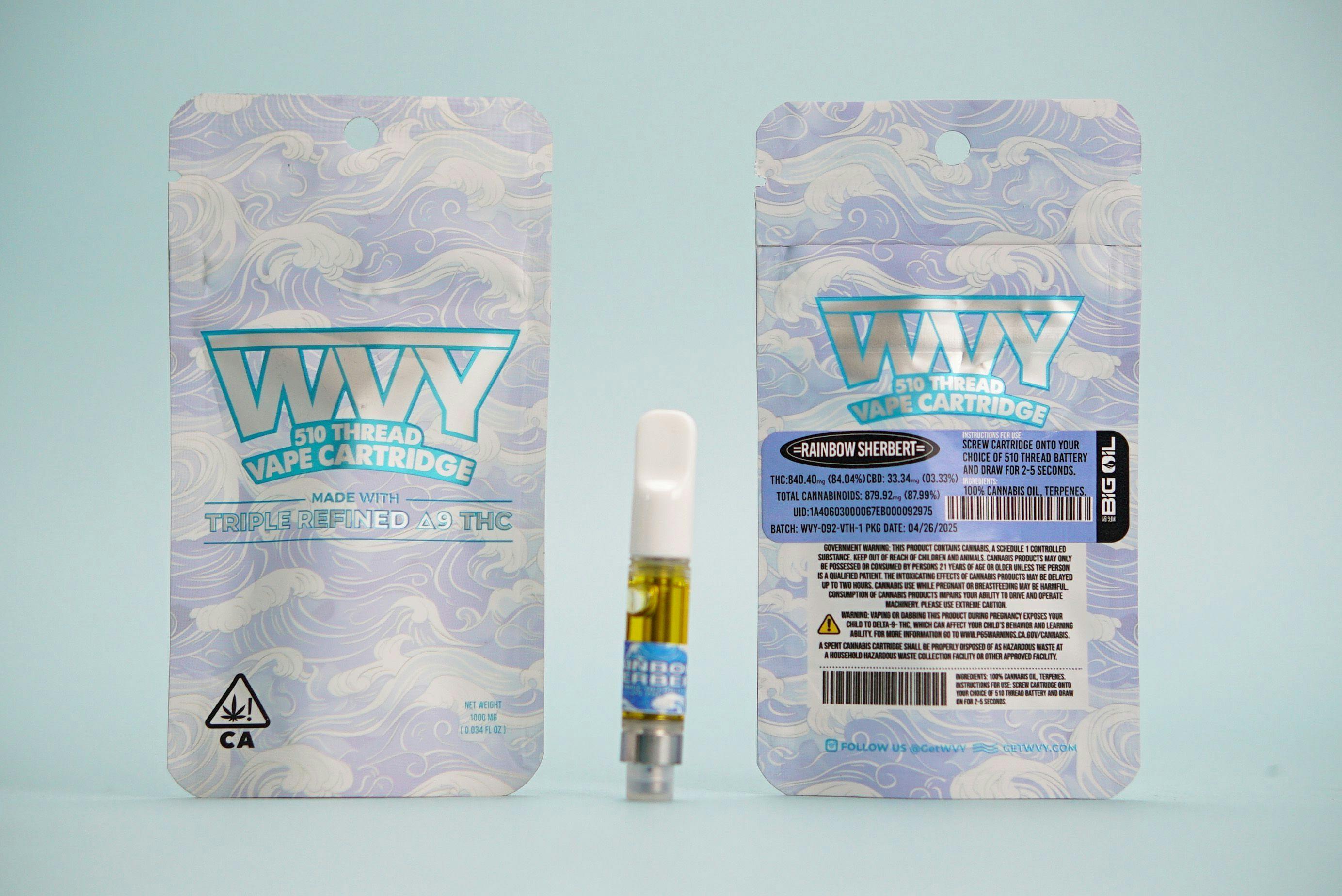 WVY - WVY - Rainbow Sherbert - 510 Threaded - Cartridge - 1