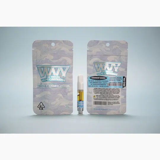 WVY - WVY - Strawberry Banana - 510 Threaded - Cartridge (WVY-109-VTH-1) - 1