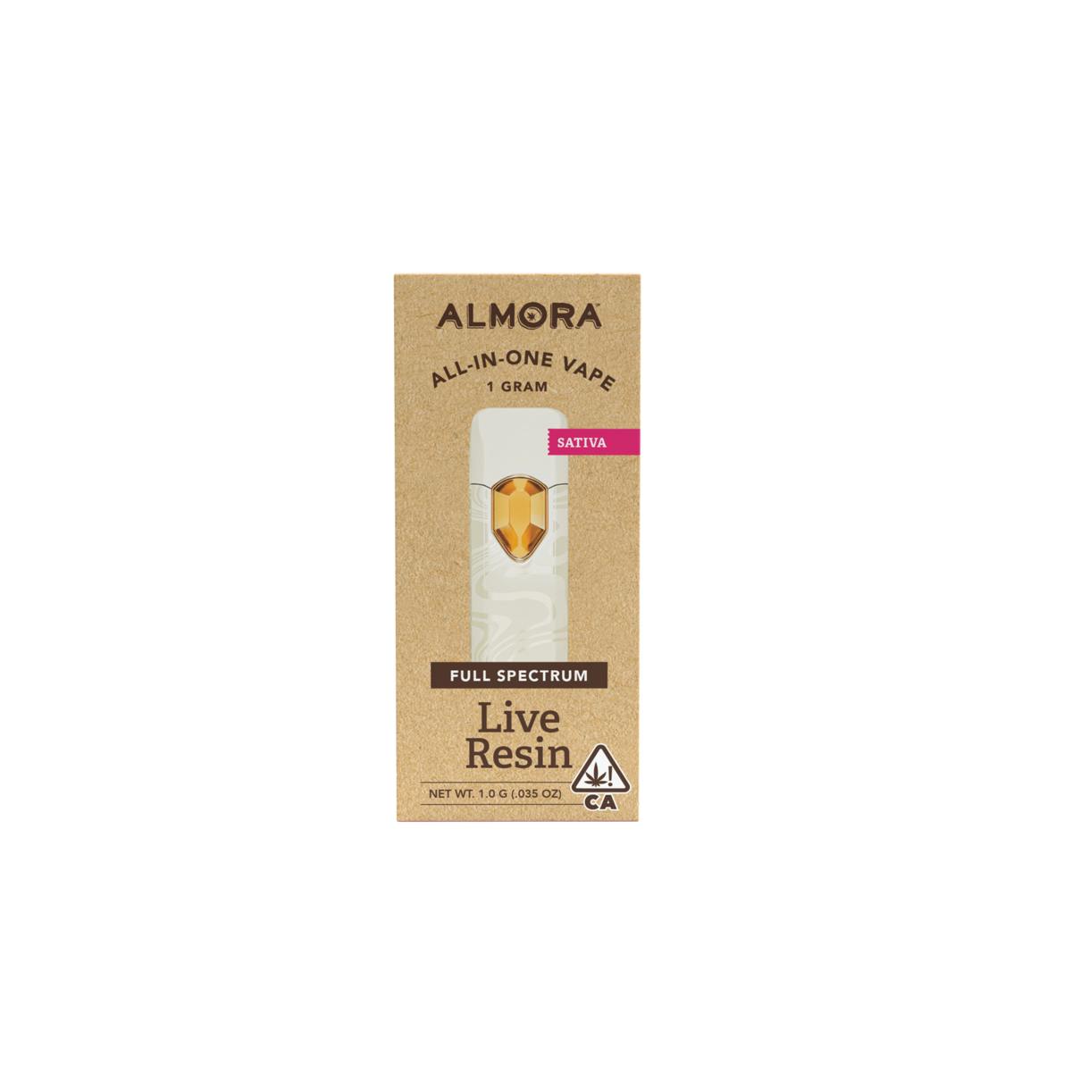 Almora - Snowcap Live Resin AIO - 1g - 1