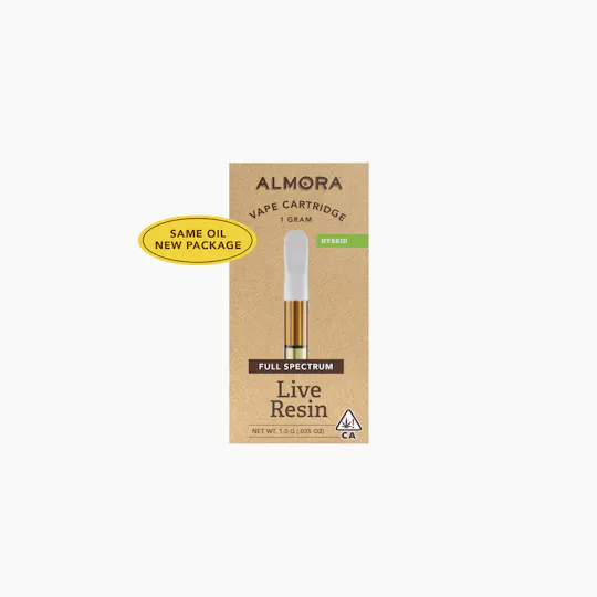 Almora - 100% Live Resin Lemon OG Cartridge 1g - 1