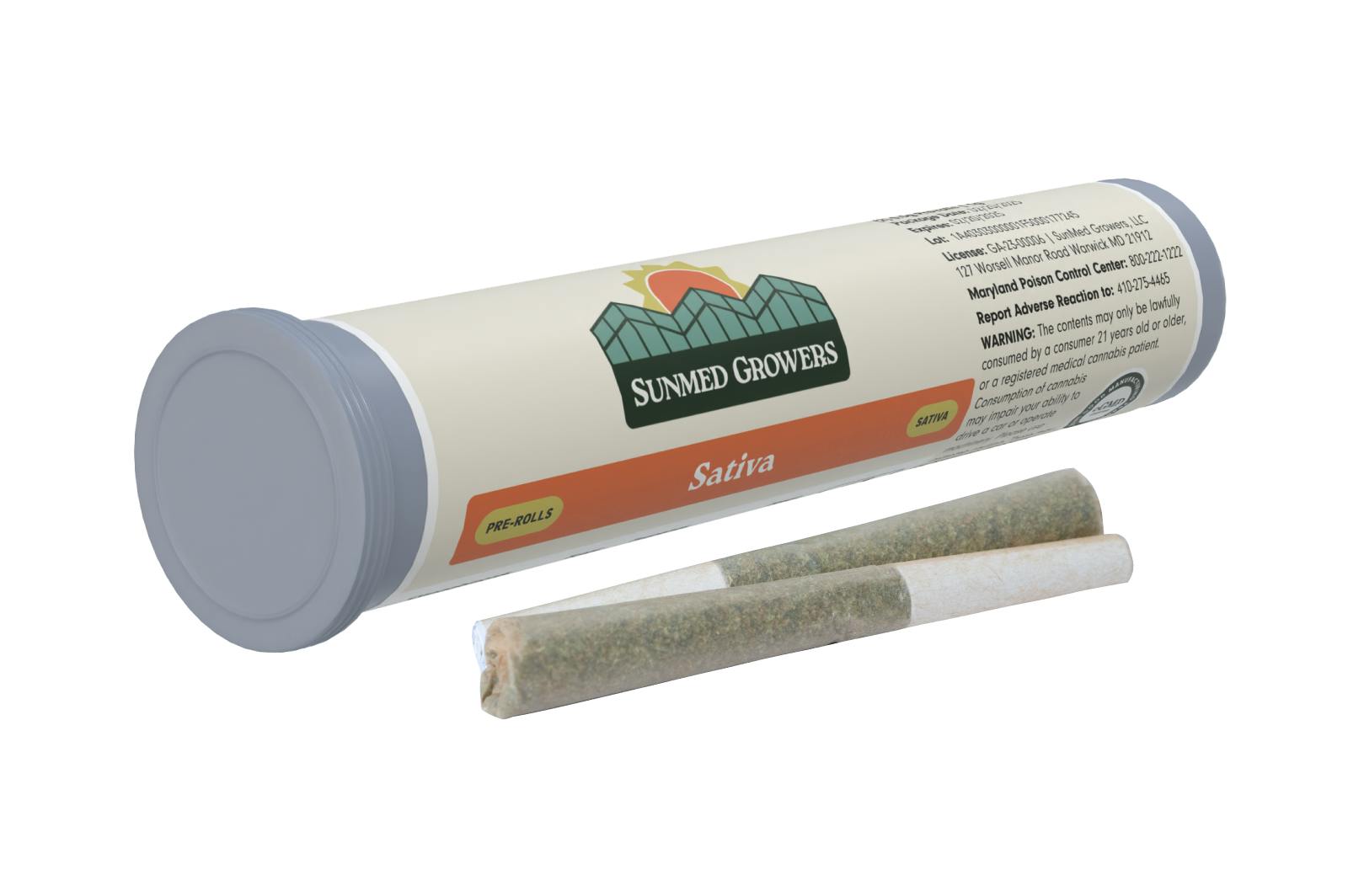 SunMed Growers - Sherbert Haze Pre Roll 0.5g/2 Pack - 1