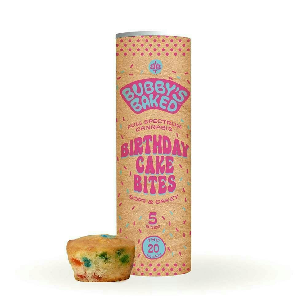 Bubby's Baked - Bubby's Baked | Birthday Cake Bites | 100mg | 5ct | 20mg/ea - 1