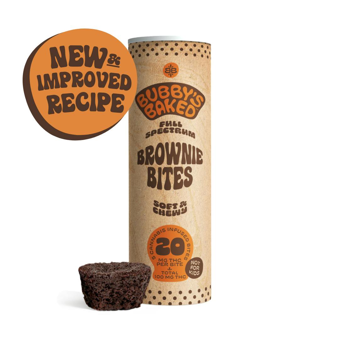 Bubby's Baked - Bubby's Baked | Brownie Bites | 100mg | 5ct | 20mg/ea - 1