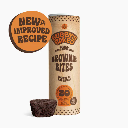 Bubby's Baked - Bubby's Baked | Brownie Bites | 100mg | 5ct | 20mg/ea - 1