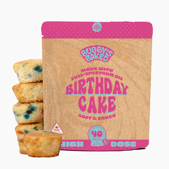 Bubby's Baked - Bubby's Baked | Birthday Cake Bites | 400mg | 10ct | 40mg/ea - 1