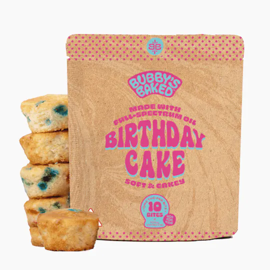 Bubby's Baked - Bubby's Baked | Birthday Cake Bites | 100mg | 10ct | 10mg/ea - 1