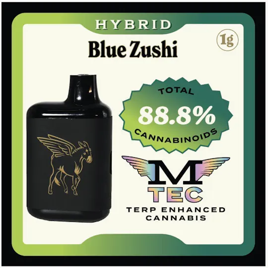 Mule Extracts - Mule Extracts | Blue Zushi | Dank Tank Live Resin Disposable | 1g - 1